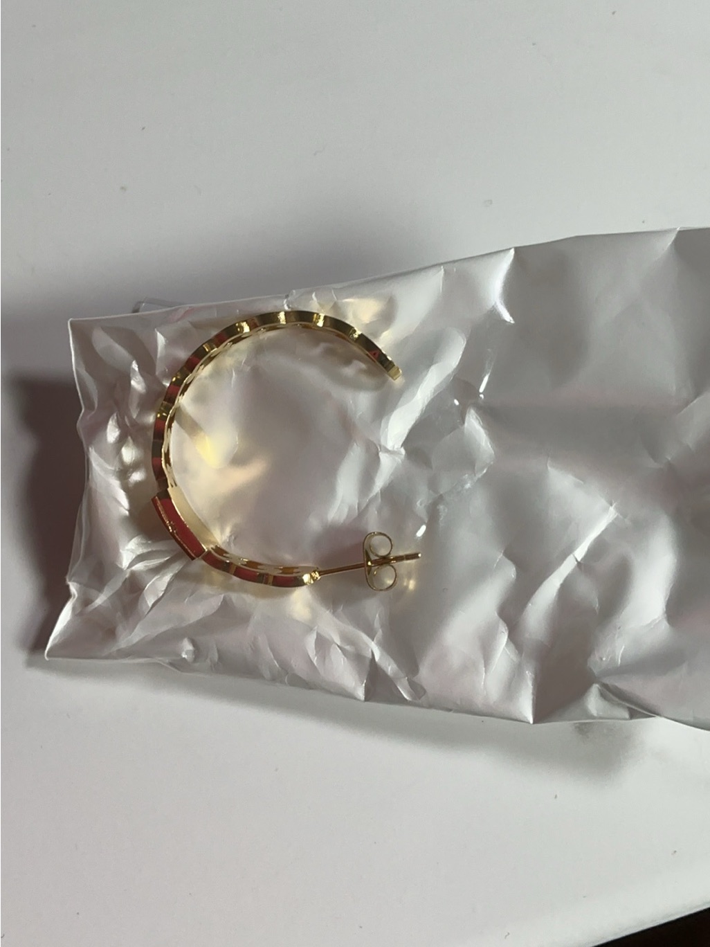 GoldTone Hoop Earring  Women Jewelry Necklace Category